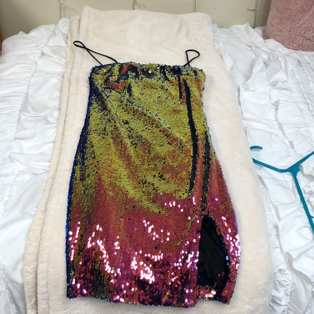 Motel Rocks Mini Sequin Dress